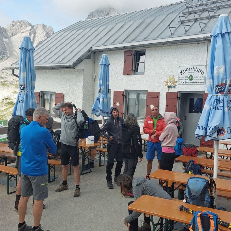 Vor dem Start zur letzten Etappe
