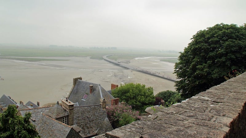 Ausblick vom Mont St. Michel