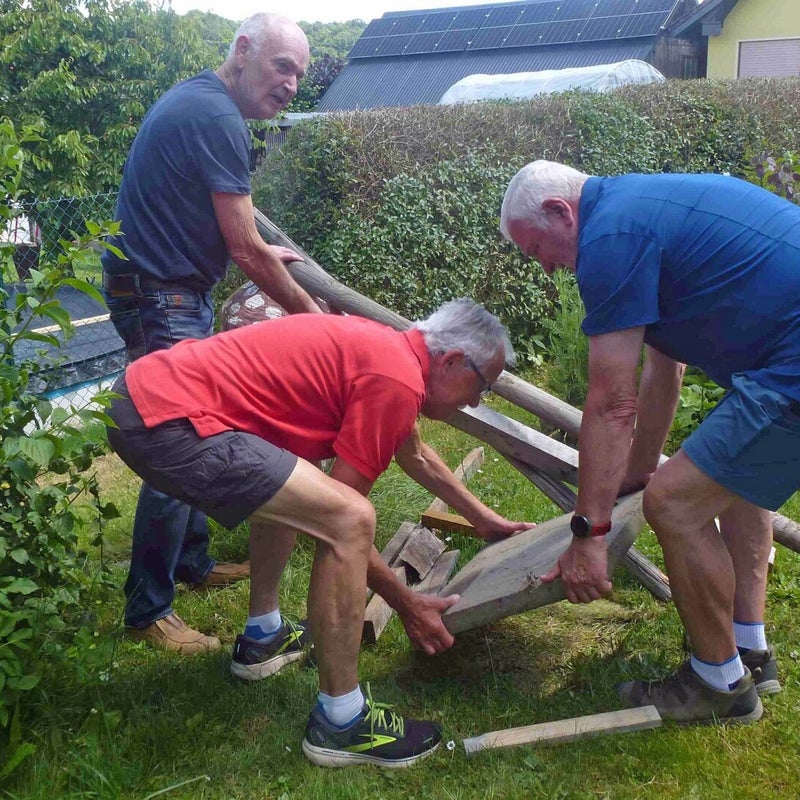 Arbeitseinsatz bei Jürgen