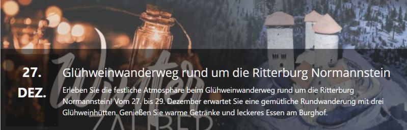 Flyer Glühweinwanderung