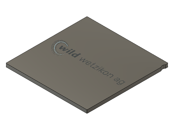 Barquette wild_50x50_01 - Titane Grade 5 HV280-360 recuit