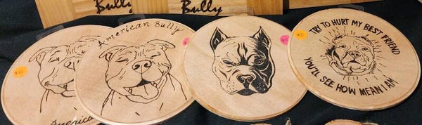 Wood Burned Rounds