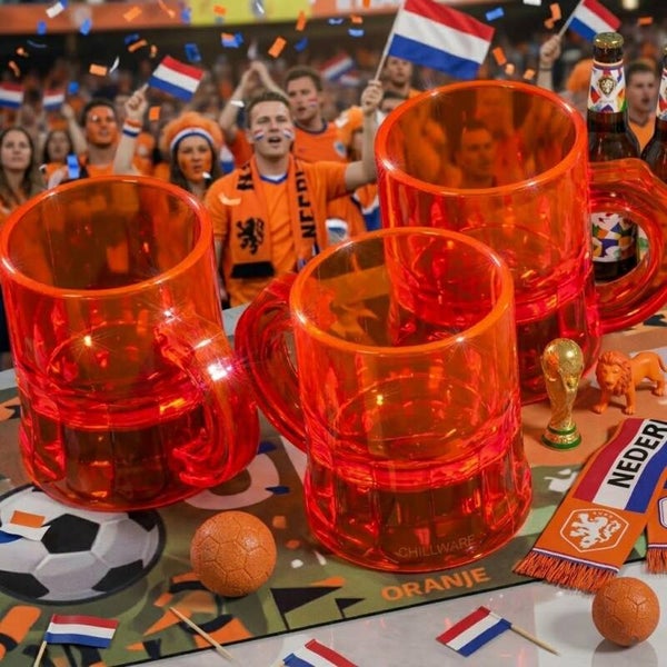 Oranje shotglaasjes