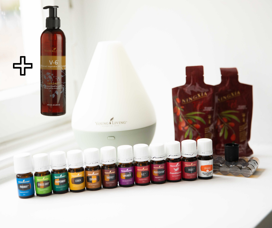 premium starterskit met v-6 + 2 gratis oliën & korting! incl verzending