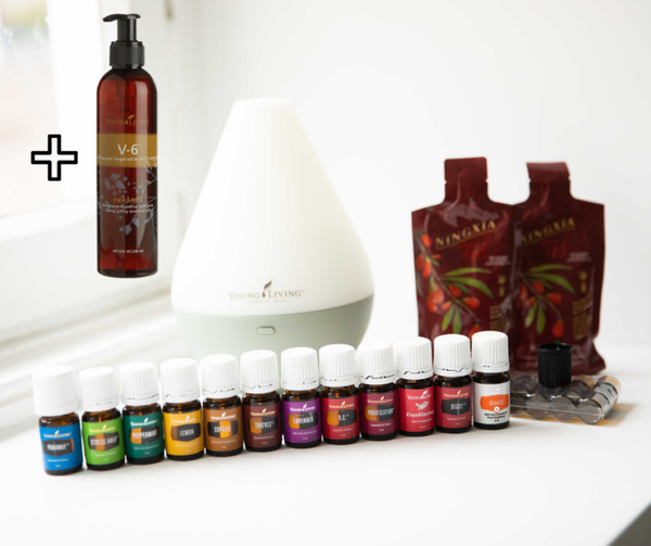 premium starterskit met v-6 + 2 gratis oliën & korting! incl verzending