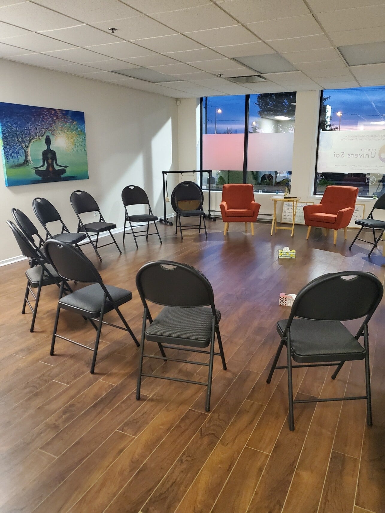 Espace de séance pour les constellations familiales