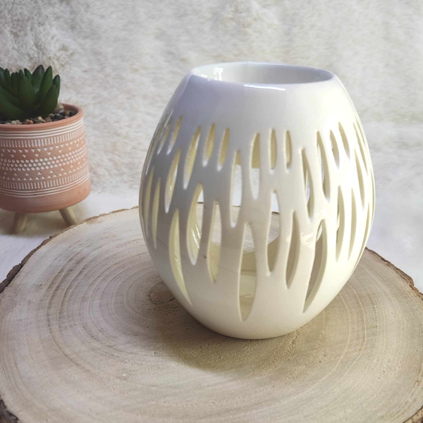 Brûleur ovali blanc