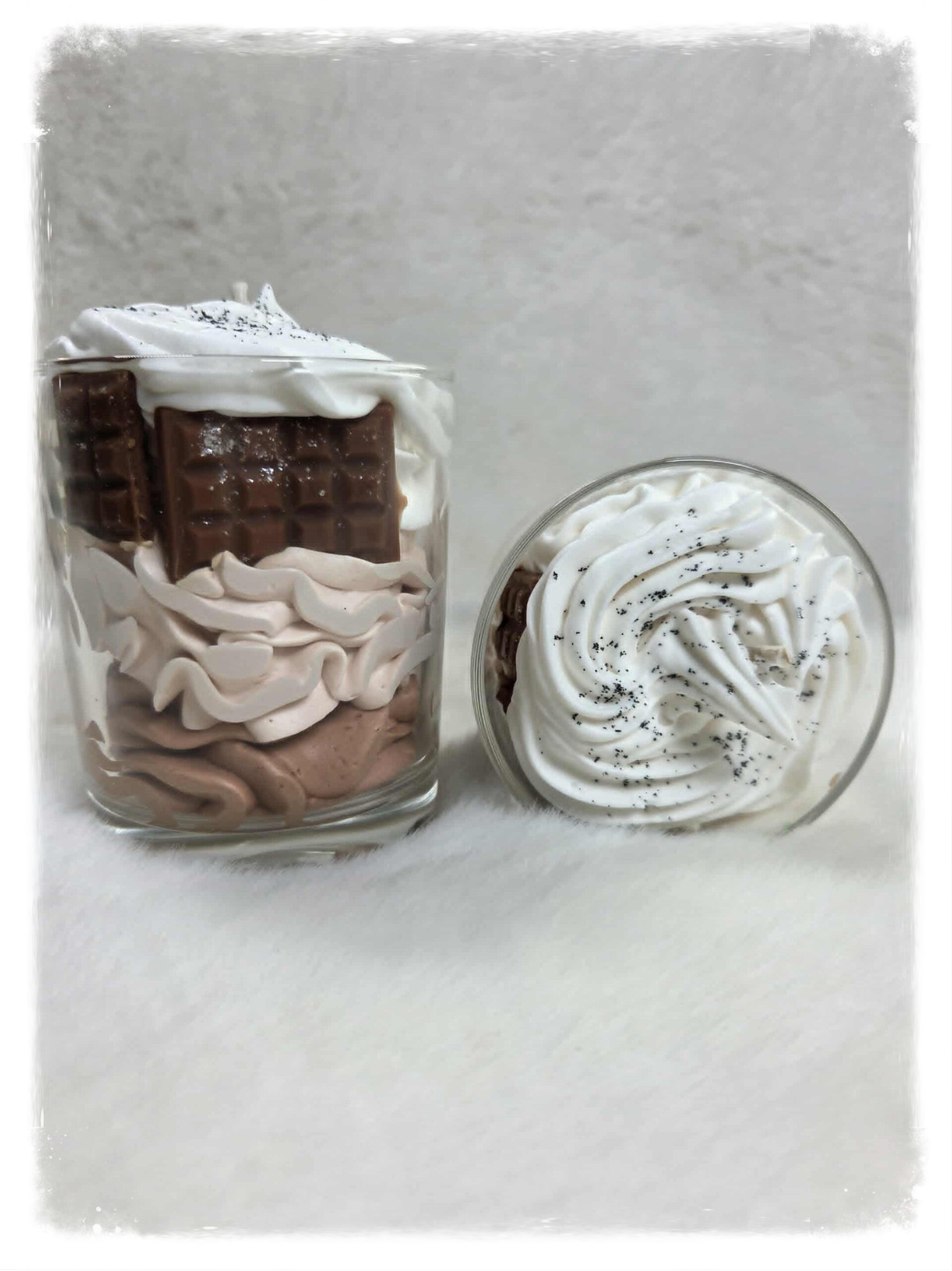 Bougie chocolat noisettes