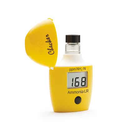 starters-kit Cheker-fotometer Ammonia LR HI700 0,00 tot 0,300mg/l met 2 curetten en reagentia
