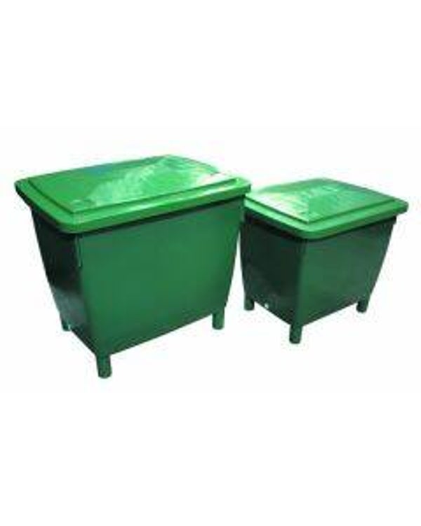 Vierkant vat op poten + deksel 210 L / 400LGroen