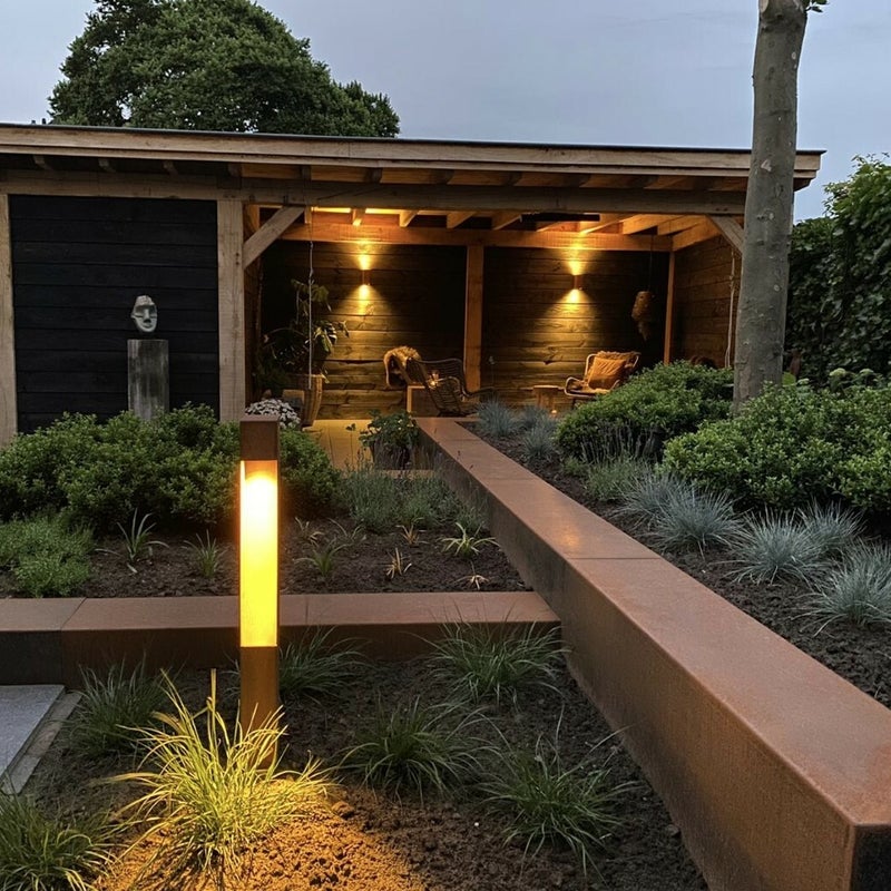 Corten lamp