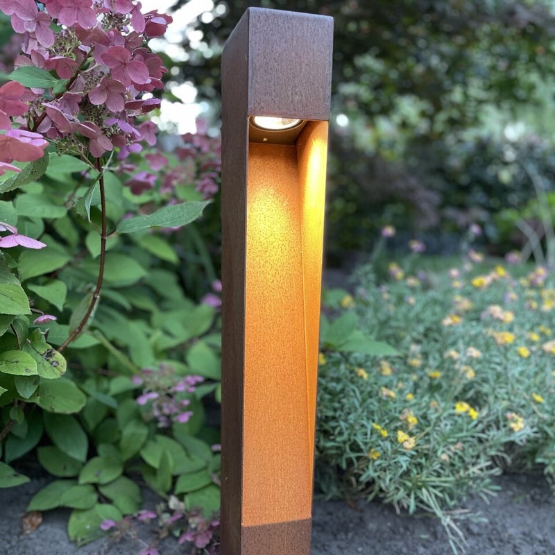 Cortenstaal buitenlamp