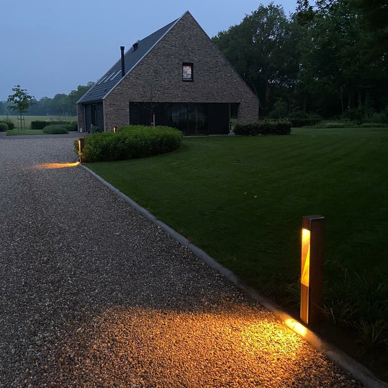 Corten buitenlamp