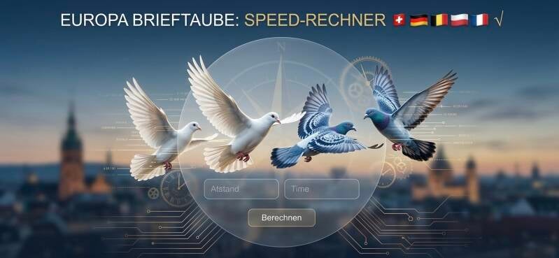 Speed-Rechner-Brieftauben 