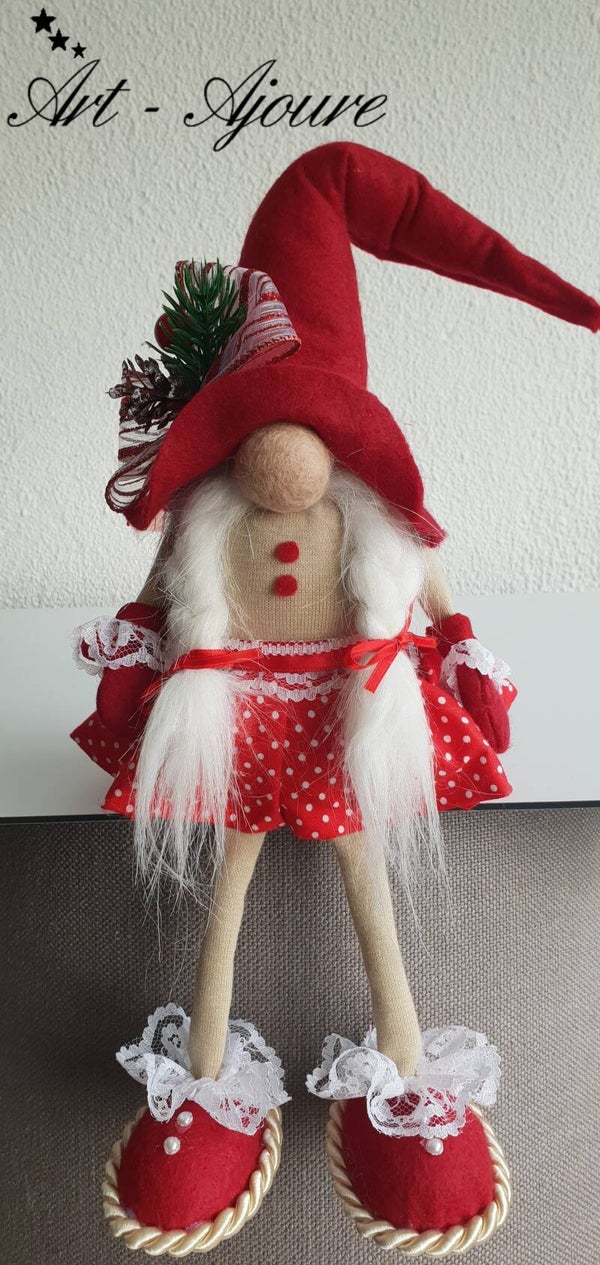 Art-Ajoure handgemaakte Kerstkabouter 50 cm