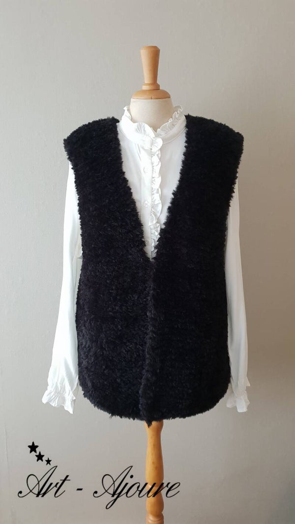 Art-Ajoure handgebreide gilet L