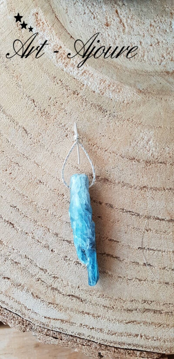 Art-Ajoure 925 Sterling zilver hanger met Kyaniet
