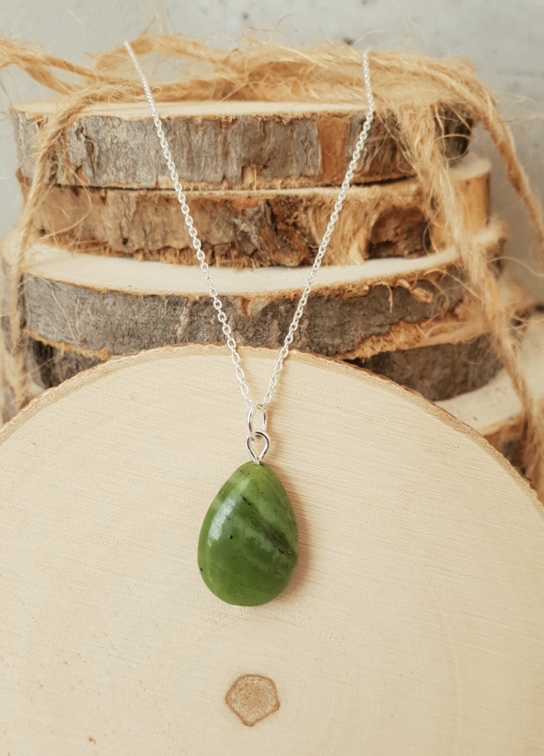 Art-Ajoure 925 Sterling zilver hanger met Jade.