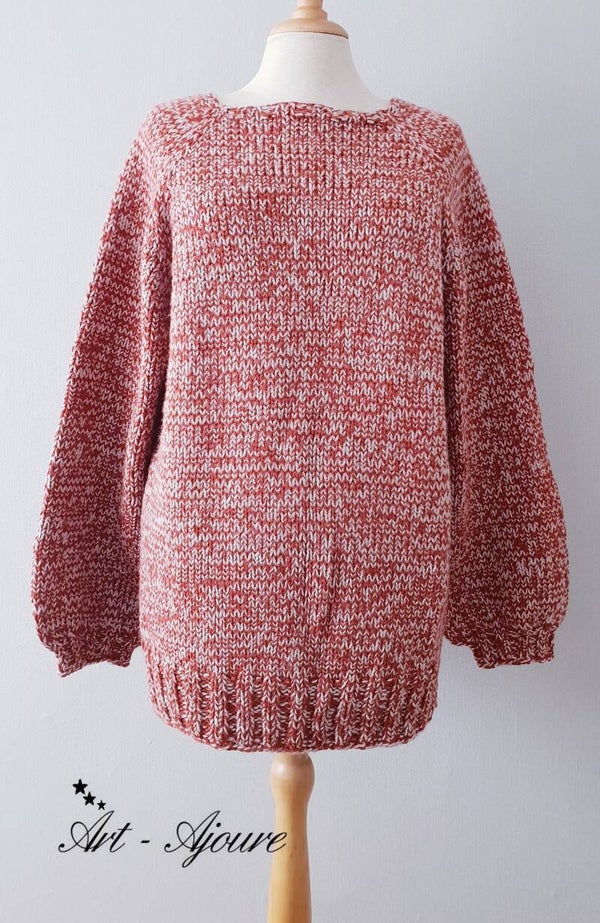 Art-Ajoure dames handgebreide trui maat M