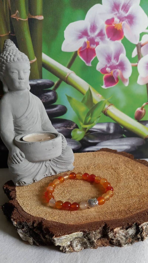 Bracelet en cornaline