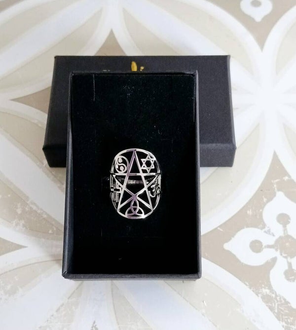 Bague amulette de protection