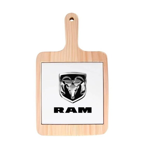 Decoratieve borrelplank - Dodge ram logo