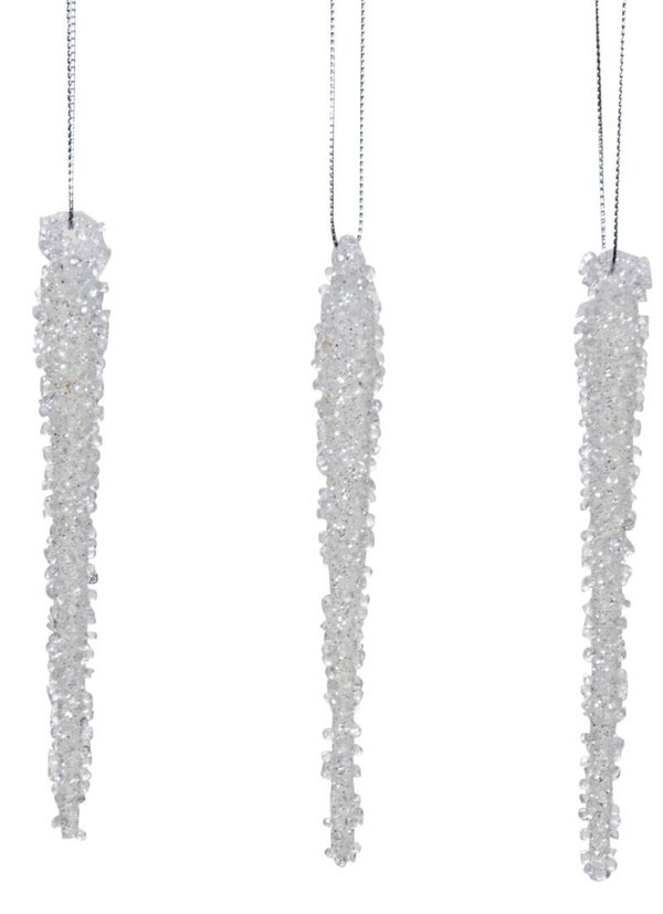 Kersthanger Ijspegels - Set van 3