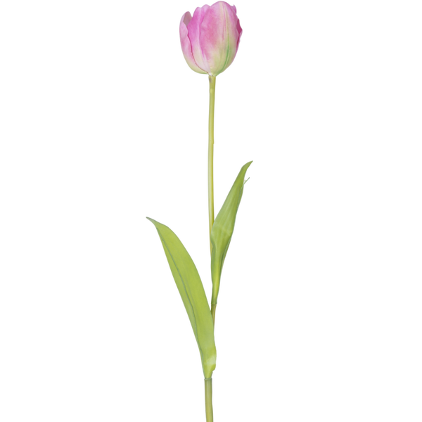 Kunstbloem tulp - Roze - 63 cm