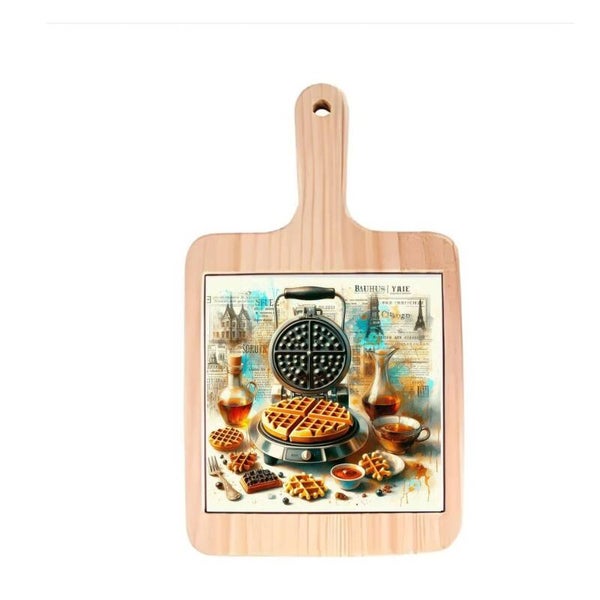 Decoratieve borrelplank - Wafelijzer - keuken