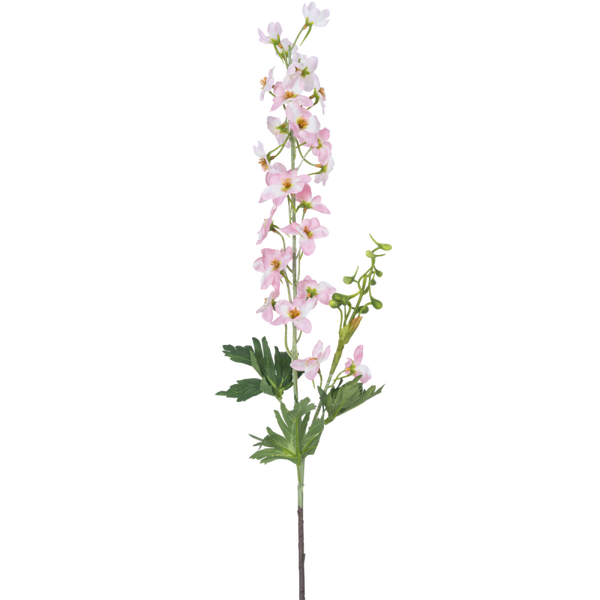 Kunstbloem Delphinium - Licht roze - 79 cm