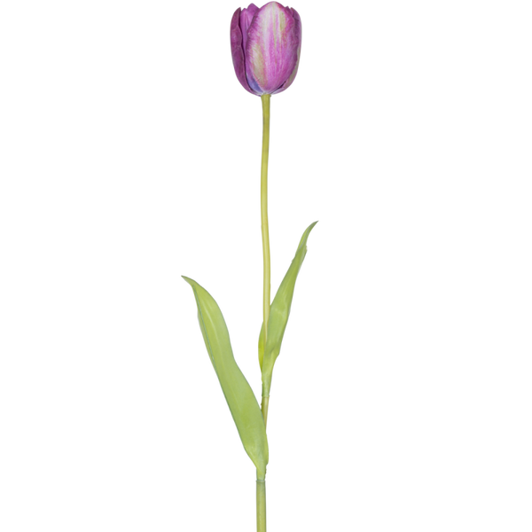 Kunstbloem Tulp - Paars - 60 cm