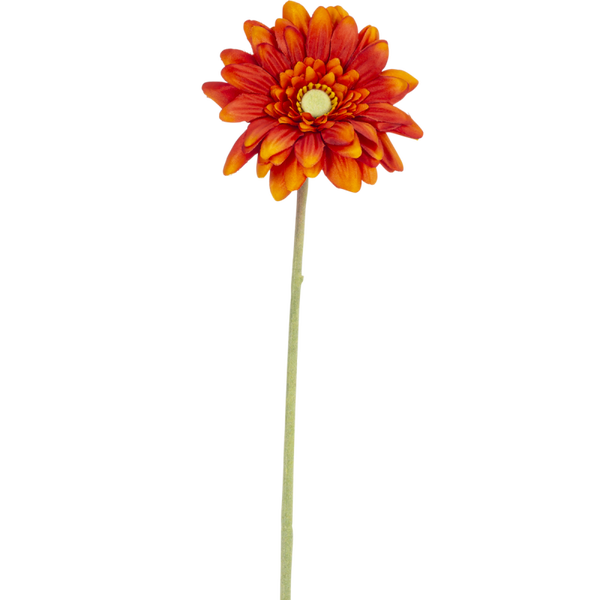 Kunstbloem Gerbera - Orange - 47 cm