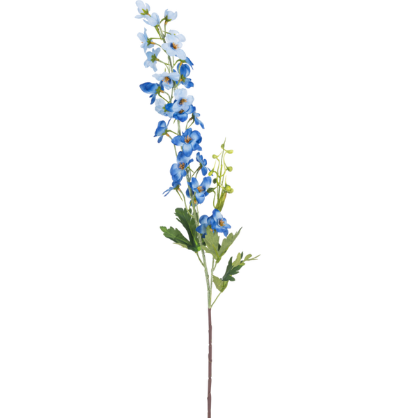 Kunstbloem Delphinium - Blauw - 79 cm