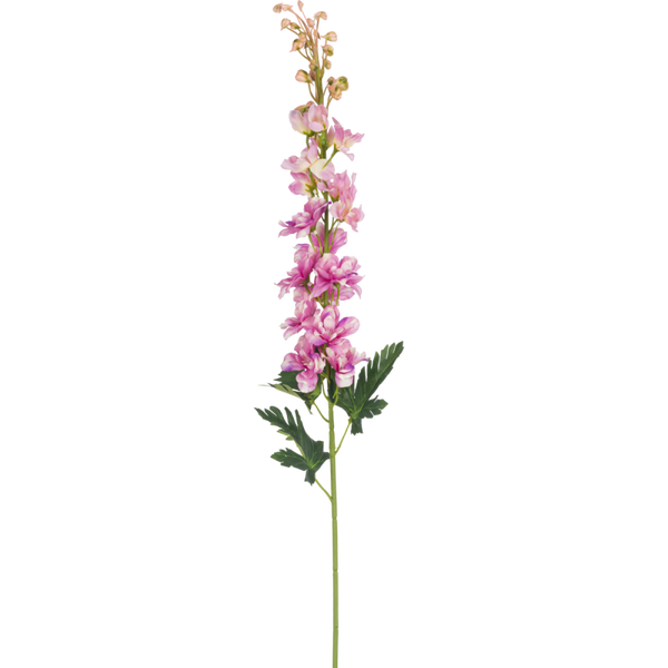 Kunstbloem Delphinium - Roze - 79 cm