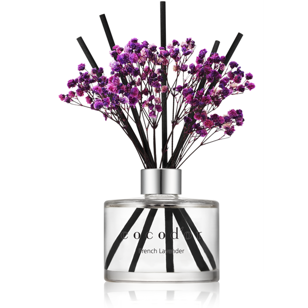 Cocodor - Flower Diffuser - Paarse Bloemen - Garden Lavender - 200 ML