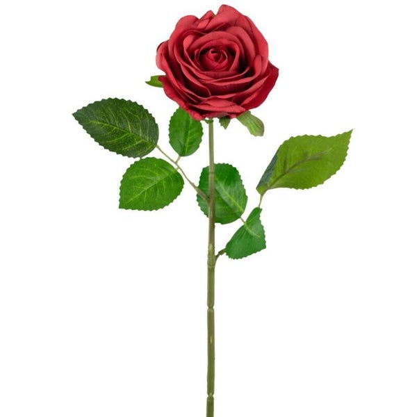 Kunstbloem Emine real touch - Rood - 43 cm