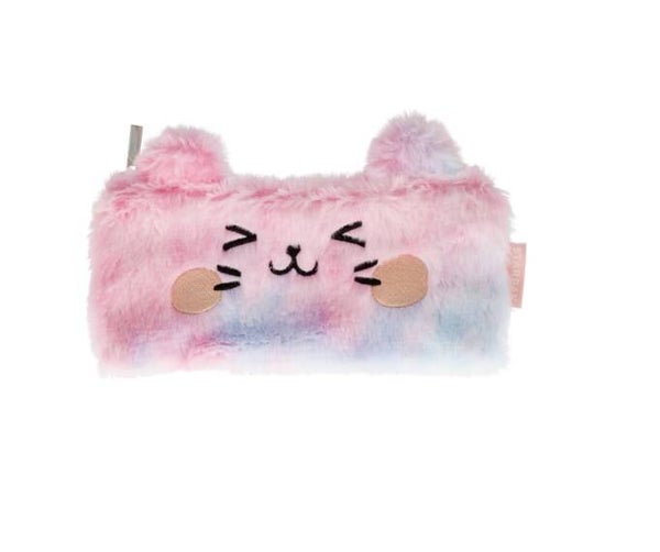 Etui Pluche Roze Kat