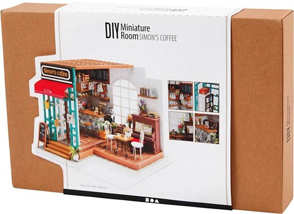 Creativ DIY Miniatuur koffiehuis