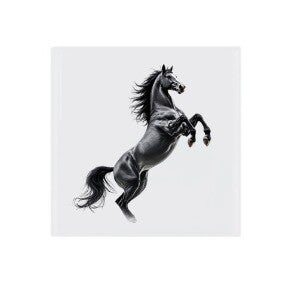 Keramische tegel - paard steigerend - 15x15 cm