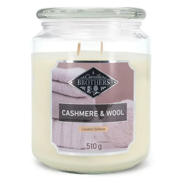 Candle Brothers Geurkaars - Cashmere & Wool - 510 Gr