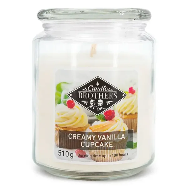 Candle Brothers Geurkaars Creamy Vanilla Cupcake - 510 Gr