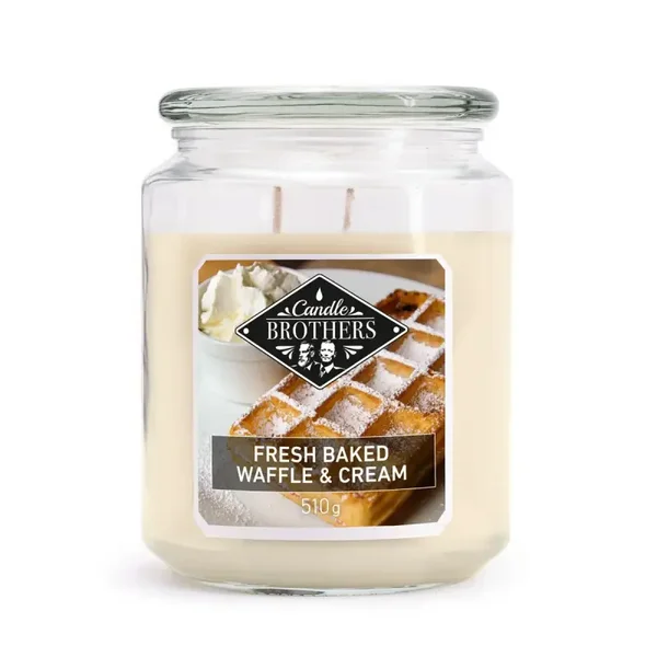 Candle Brothers Geurkaars Fresh Baked Waffle & Cream - 510 Gr