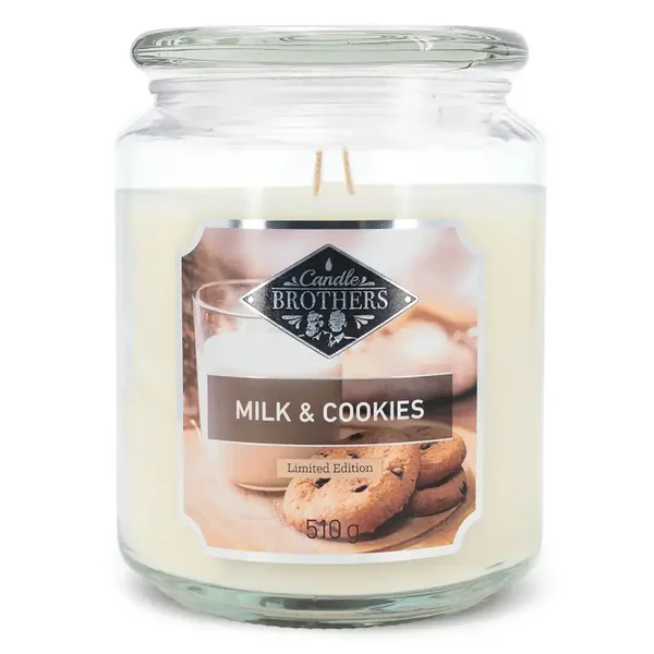 Candle Brothers Geurkaars Milk & Cookies - 510 Gr