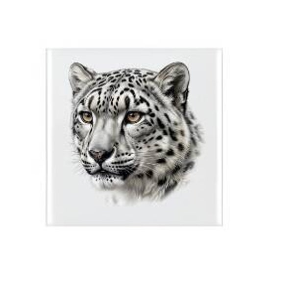 Keramische tegel panter - 10x10 cm