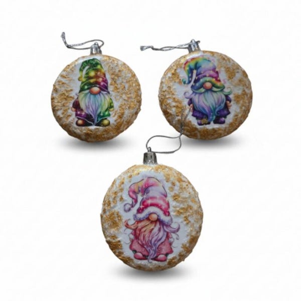 Kersthanger - Gnoom Goud - Set van 3
