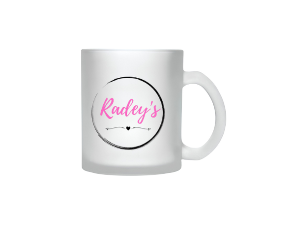Mok - 330 ML - Frosted glas - Eigen logo, afbeelding of foto