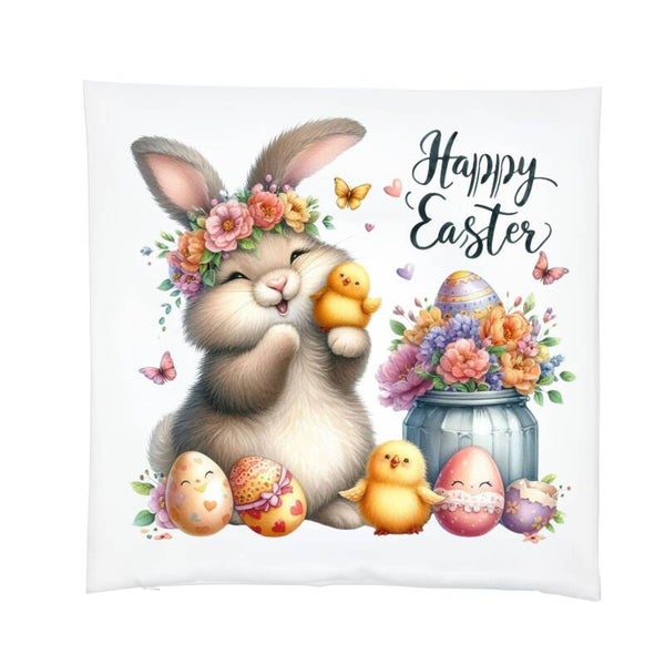 Kussensloop Happy Easter - 39x39 cm