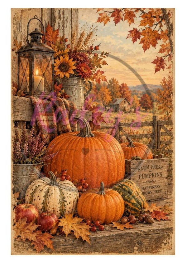 Sheet herfst / automm 1 - 18.5 x 27.7 cm