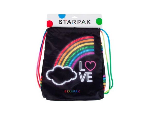 Gymtas Regenboog "Love"