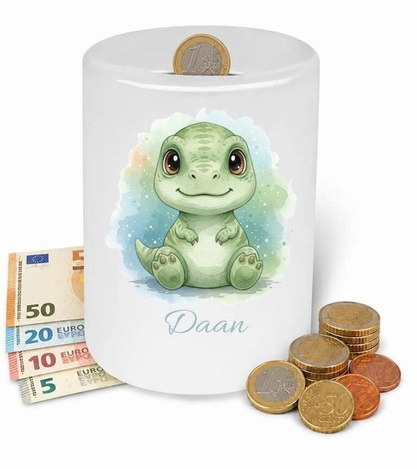 Spaarpot dino groen